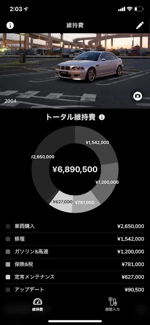 ノーコードアプリGlideで、愛車の維持費を見える化するアプリを作ってみた
